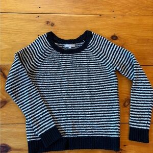 Banana Republic Black and White Knit Sweater